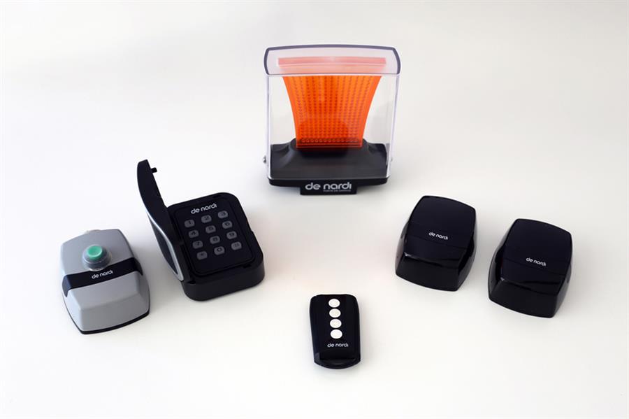 Wireless keypad digital combination, led wall flashing light, photocells, two-channel and four-photocells